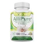 Voldox AlliPure - 100% Stabilised Allicin Garlic Capsules Supplements, Garlic Powder – Immune Booster, High Strength, Non-GMO, Patented, Veg/Vegan 100 Capsules, 450mg Made in UK