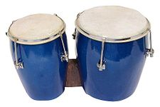 SAI Trading Company ABC202 Blue Colour Bongo Set