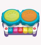 Playgro PlayGo 2 In 1 Light Up Music Maker 6384144139 is Encouraging Imagination with STEM/for a bright future - Great Start for A World of Learning, Multi-Color