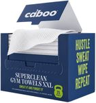 Caboo Tree Free Disposable Gym Towels, Single-Use XXL Towels, 25 Count