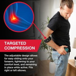 Mueller Hg80 Elbow Support Brace – Lightweight Compression Sleeve
