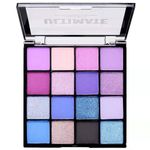 Purple Eyeshadow Palette, 16 Colour Glitter Matte Eye Shadow Pallets For Women, Long Lasting Highly Pigmented Eye Shadow Waterproof Blendable Eye Make-Up Palettes (01 Blue Siren)