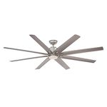 Home Decorators Collection Kensgrove 72 in. Brushed Nickel LED Ceiling Fan - With Remote