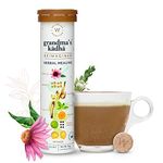 Wellbeing Nutrition Grandma's Kadha - Ayush Kwath Immunity Booster | Ayurvedic Kadha for Immunity, Cold, Cough, Sore Throat & Congestion | Immunity Boosters for Adults (15 Effervescent Tablets)