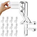 20-Pack Clear Plastic Blind Clips – Effortless Window Valance and Blind Repair Clips – Durable, Transparent, Easy to Install