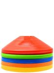 Escobar Agility Space Markers, Saucer Cones for Football and Sports Training 1.5 Inch (Multicolour, Set of 20)