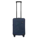 Bric's B|Y Ulisse Spinner Suitcase - Luxury Luggage With Spinner Wheels - Hard Shell Suitcases, Ocean Blue, 21" Expandable