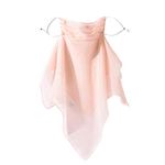 100% Silk Face Scarf for Women Summer Cooling Face Mask Bandana Neck Gaiter Breathable-Pink, Pink, Medium