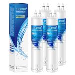 ICEPURE Replacement for 4396841, Everydrop® Filter 3, EDR3RXD1, 4396710, Kenmore® 9083, 9030, 46-9083, 46-9030, Refrigerator Water Filter, White 4PACK