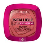 L’Oréal Paris Infallible 24H Freshwear Blush, Long-Lasting, Waterproof & Soft Matte Finish, Fearless Coral, 9g