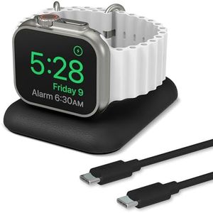 Nimble Charger Stand for Apple Watch, Portable Watch Charger for iWatch with USB-C Cable, Supports Nightstand Mode - Wireless Charging Station for iWatch Series 11/10/9/8/7/6/5/4/3/2, Ultra 2 Ultra/SE