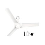 atomberg Aris Contour Smart 1200mm BLDC Ceiling Fan with Ring light, IoT & Remote Control | Smart Fan with Silent Operation | BEE 5 Star Rated Ceiling Fan | 2+1 Year Warranty by Atomberg(Marble White)