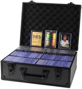 QurhafooToploader Storage Box for 3" x 4" 35pt Rigid Card,Top Loader Card Storage Hard Case - Holds 600 Toploaders, Trading Card Storage Box for Sports Cards,Top Loaders Card Holder (600+)