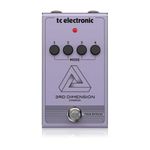 TC Electronic 3RD DIMENSION CHORUS Vintage Analog Chorus Pedal Recreation with 4-Button Effect Selection and BBD Circuitry