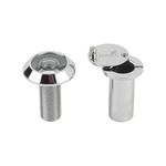 Hettich HDV 2 : Ultra Clear Door Viewer 140° Angle Door Eye Viewer for Safe and Secure Home/Office/Hotel | Peephole Door Thickness 35 mm to 60 mm, 25.4mm Hole | (Chrome Finish, Pack of 1)