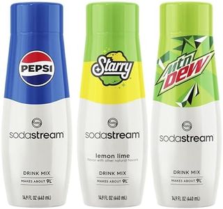 SodaStream Pepsi, Starry & MTN Dew, Regular, 440ml, (Pack of 3)