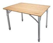 Camco Folding Bamboo Table with Alu