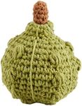 Mud Pie Mini Crochet Green Gourd Stuffed Pumpkins