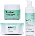 Fortify Skincare Cleansing Moisturizing Value Bundle - Protect, Revitalize, and Refresh your Skin - Hyaluronic Acid, Aloe, and Collagen - Vegan, Alcohol/Cruelty Free - Made in Korea