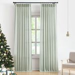 Vision Home Soft Green Pinch Pleate