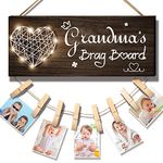 Gifts for Grandma, Grandma Gifts Brag Board, Grandma Picture Frame,Birthday Christmas Great Gifts for Grandma Nana from Granddaughter Grandson, Nan Gifts from Grandkids Photo Frame