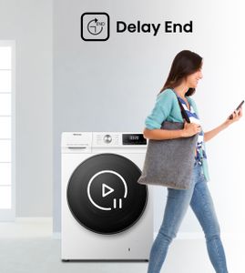 Hisense 10kg Washer Dryer – White, Freestanding Laundry Appliance