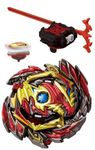 Bestie toys Bey Battle Manga Spinning Top with Launcher Mix Variant Type for Kids and Adult (B145 Venom Diaboolos)