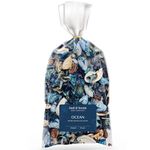 Soul & Scents Ocean Potpourri | Dried Flowers | Fine-Living | Natural Decoration | Mood Enhancer | Perfect for Home Decor, Gifts, and Aromatherapy | Made in India | 140gm