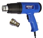 Inditrust 2000 Watt professional heat gun hot air gun with dual temperature setting for Shrink Wrapping, Packing, Paint removal heat gun designed for industrial use (BLUE)