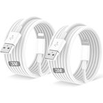 UIIZIBVKJZ for Lightning to USB Lead 3M, Extra Long for iPhone Charger Cable 2Pack for Apple MFi Certified, Fast Phone Charging for iPhone 14 13 12 11 Pro Max XS XR X 8 7 6 Plus 5 SE Charge