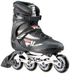 FILA SKATES 010619100 LEGACY PRO 80 Inline skate Men's BLCK/SILV/RED Size 9.5