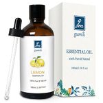 GM Gumili Pure Lemon Essential Oil for Diffuser, Homemade Products - 100ML 3.38 Fl Oz