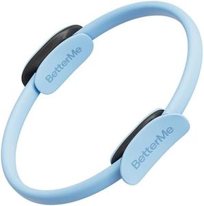 BetterMe Toning Pilates Ring – Magic Circle Pilates Ring for Strength & Flexibility – 15 Inch Fitness Ring for Home Pilates & Yoga Workouts (Serenity Blue)