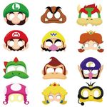 Deluisho Party Masks, Masks, Party Supplies Cute Mask for Boys and Girls Party Masquerade for Children