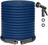 Gotron Non-Expanding 100ft Garden Hose, Lightweight Water Hose with Swivel Handle, Kink Free, Flexible and Drinking Water Pipe for RV, Outdoor, Yard, Lawn, 100ft x 5/8", Female to Male