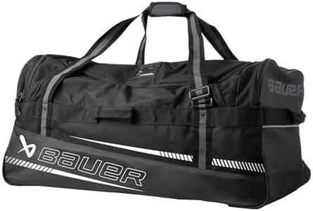 Bauer Hockey Elite Carry Bag '24 (Senior/Large, 35"x20"x18", Black/white)
