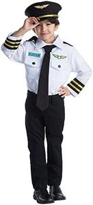 Dress Up America Pretended Airline Pilot Play Costume