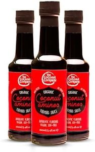 Organic Coconut Aminos - Teriyaki - 160ml - 3 Bottles, Vegan, Naturally Fermented, no-Soy, Low Salt, Non-GM, Gluten-Free
