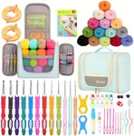 Yarniss Crochet Kits with Case, Beg