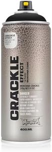 Montana Cans Crackle Spray Paint, 400 Ml, Traffic Black