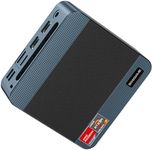 BOSGAME P3 Lite Mini PC Ryzen 7 6800H Processor(8C/16T, up to 4.7GHz) Mini Gaming Desktop PC, 32GB DDR5 1TB M.2 PCIe 4.0 SSD, Triple Display, Dual 2.5G LAN Ports, Wi-Fi 6E, BT5.2, Office PC