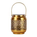 RYLLZ ESSENTIALS Sugandh Gold Electric Aroma Diffuser | Metal Beautiful electroplated Night Lamp with 2 Bulbs Handcrafted Oil Burner