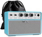 Yuer BA-10Pro Acoustic Guitar Amplifier 10W Vocal & Guitar Amp with Digital Delay/Reverb Effect Portable Guitar Amp Bluetooth Speaker Headphone Jack/OTG for Recording, Practice, Travel with Carry Bag