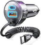 LISEN 90W for iPhone 17 16 15 Pro Max Car Charger USB C Fast Charge