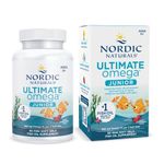 Nordic Naturals Ultimate Omega Junior Fish Oil | 680 Total Omega-3S With EPA & DHA Supplement Fish Oil For Kids | Dietary Supplement For Kids | Strawberry Flavour 90 Mini Chewable Fish Oil Softgels