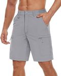 TACVASEN Mens Stretch Cargo Shorts 