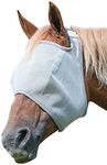 Weaver Leather 35-4111-GY Double Closure Open Ear Fly Mask with Xtended Life Closure System, Gray, Large