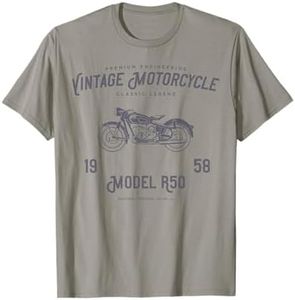 Retro Motorcycle T Shirt, Original Vintage Design T-Shirt