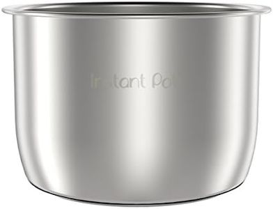 Instant Pot Stainless Steel Inner Cooking Pot Mini 3-Qt, Polished Surface, Rice Cooker, Stainless Steel Cooking Pot