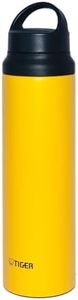 Tiger Thermos Flask MCZ-N080Y Tiger Water Bottle, 28.7 fl oz (800 ml), Includes Handle, Lightweight, Stainless Steel Bottle, Outdoor, Yellow